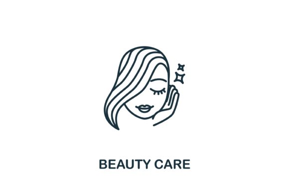 Beauty Care Icons for Modern Design