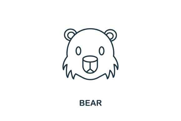 Evaluating the Bear Icon from Russia Collection for Design Projects