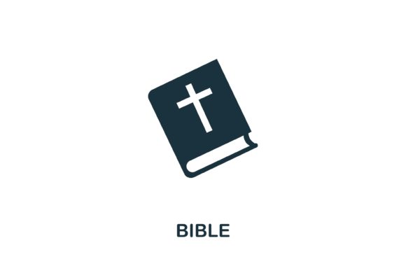 Evaluating the Monochrome Bible Icon for Professional Web and Print Design