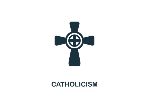 Evaluating the Monochrome Catholicism Icon for Professional Web and Print Design
