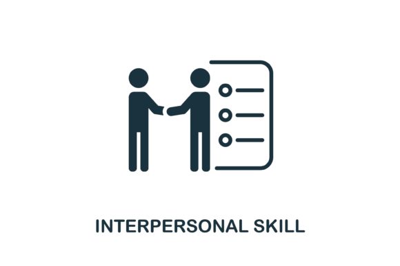 Evaluating the Monochrome Interpersonal Skill Icon for Professional Web Design