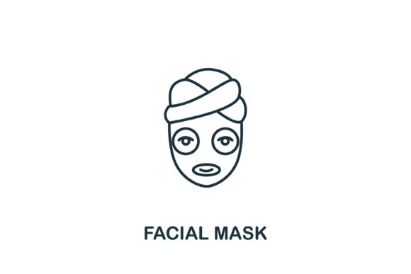 Facial Mask Icons: Essential Spa Design Assets