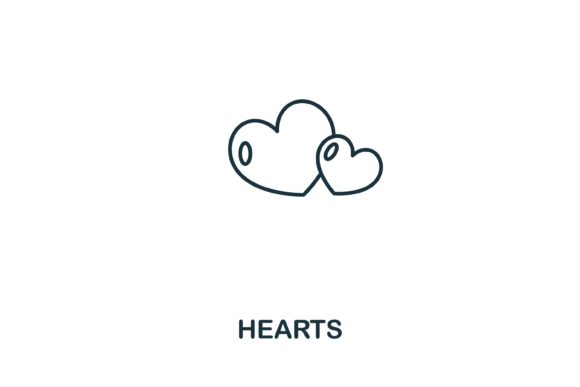 Hearts: Elevating Valentine’s Day Design with Simple Line Elements