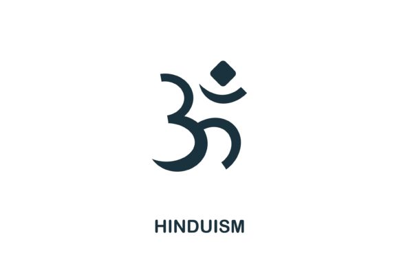 Hinduism Icon: A Practical Guide to Monochrome Vector Graphics