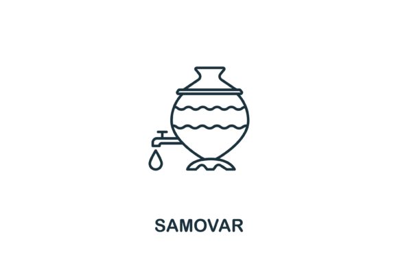 Integrating the Samovar Icon from Russia Collection into Modern Visual Design