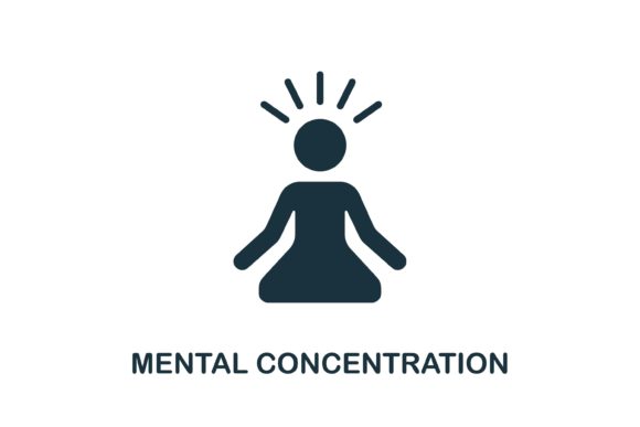 Mental Concentration Icon: Visualizing Focus in Design