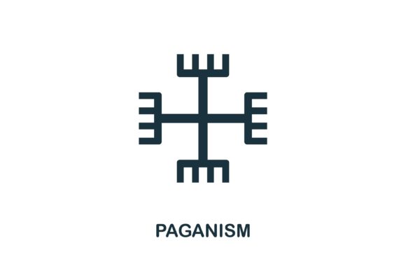 Paganism Icon: Versatile Vector Assets for Design