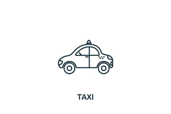 Taxi Icon: A Versatile Vector Symbol for Modern Design Projects