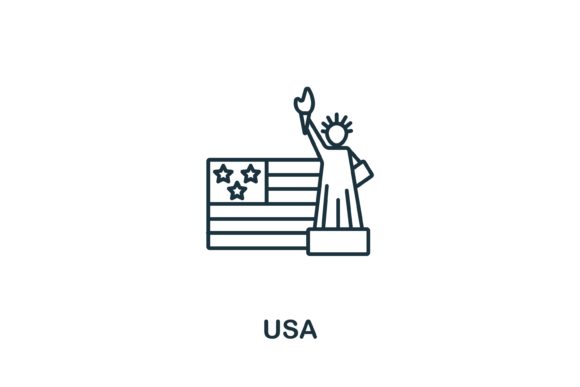 Understanding the Simple Line USA Icon: A Guide for Modern Web Design and Infographics
